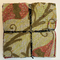 NEW: Hand Stitched & Embroidered Kantha Bundle: Large 9