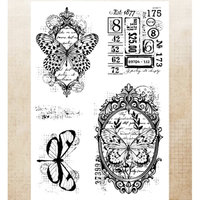 Studio Light Clear Stamp Set: Vintage Butterfly