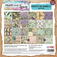 TEXT(ures) 12x12 Paper Pad: Beneath the Brambles 