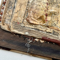 SOLD: On the Mend: Original Mixed Media Art