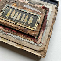 Queue: Original Mixed Media Art