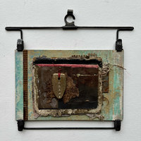 SOLD: Shield: Original Mixed Media Art