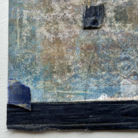 SOLD: Through the Clouds: Original Mixed Media Art