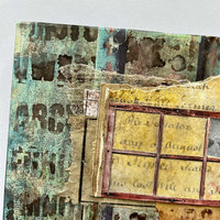 Through the Pane: Original Mixed Media Art