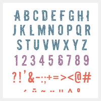 Sizzix Thinlet Dies: Typography