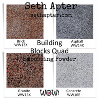 WOW Embossing Powder QUAD: Building Blocks