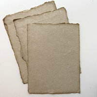 RESTOCKED: Handmade Cotton Paper Set of 10: Wheat Toast