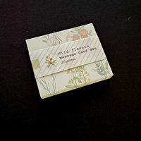 Vintage-Style Cards in Slide Box: Wild Flowers