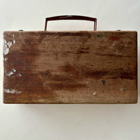 SOLD: Vintage Wooden Artist Paint Box