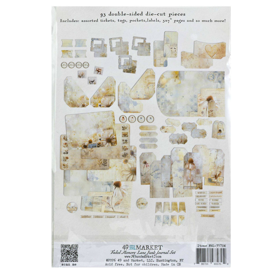 49 and Market Junk Journal Set: Faded Memory Lane