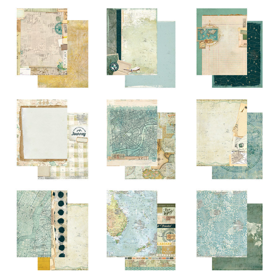 49 and Market Paper Pack: Travel Diaries