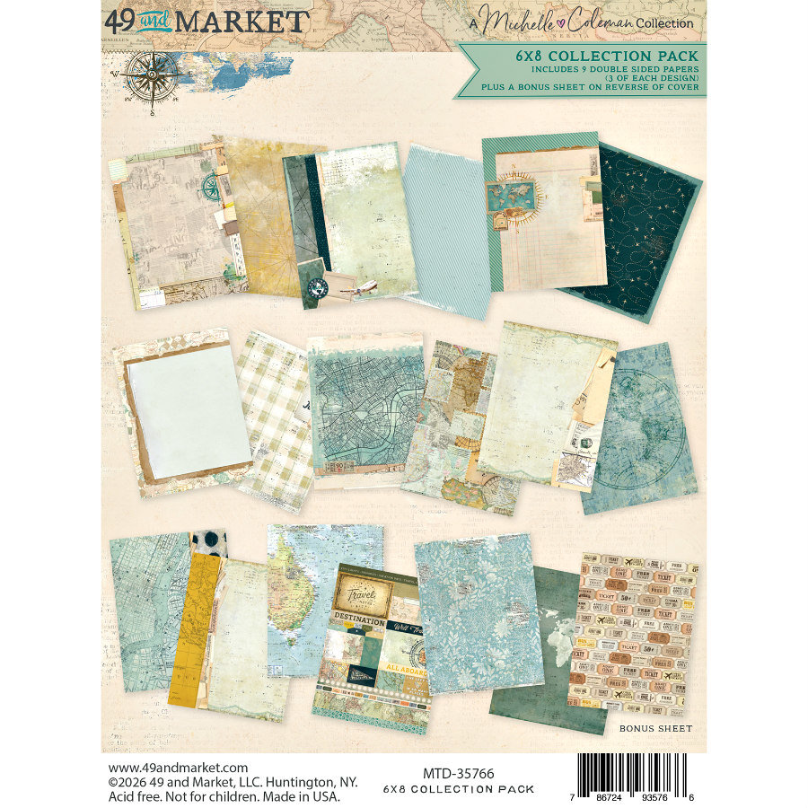 49 and Market Paper Pack: Travel Diaries