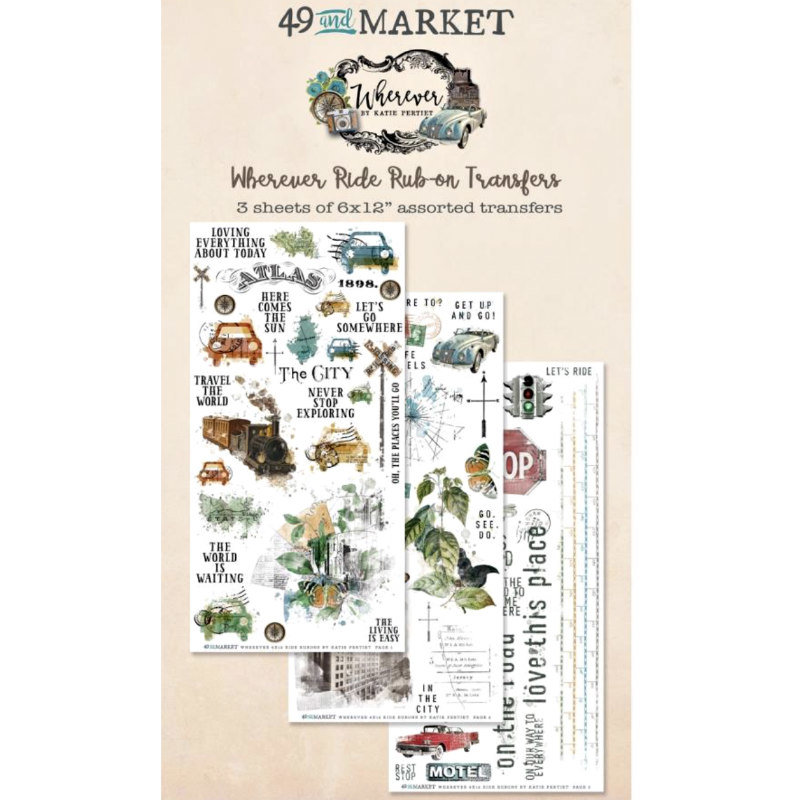 49 and Market Rub-On Set: Wherever Ride