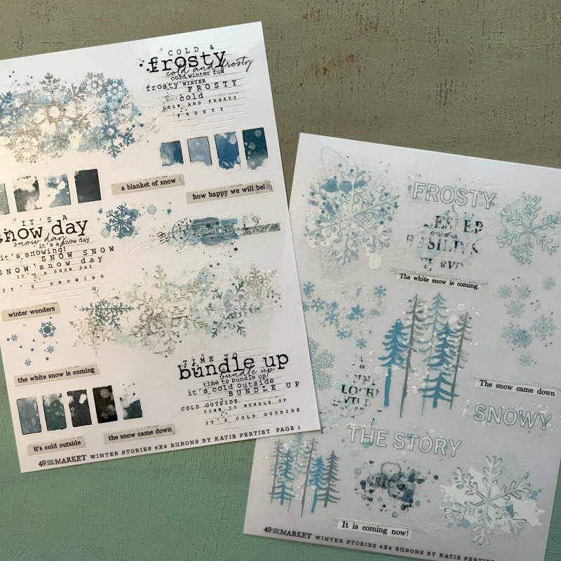 49 and Market Rub-Ons: Winter Stories