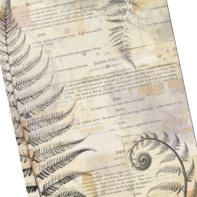 7 Dots Studio Rice Paper: Botanica Nature Margin