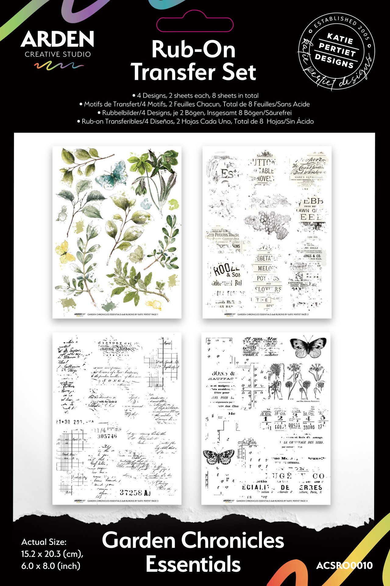 Arden Rub-On Transfers: Garden Chronicles Essentials