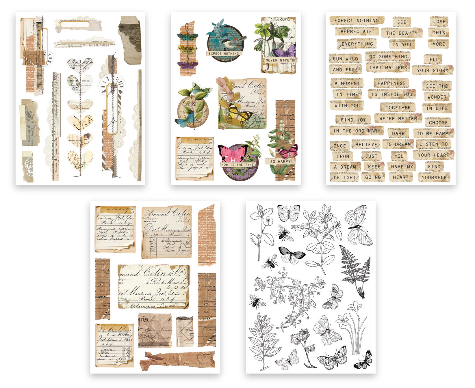 rden Washi & PET Sticker Book: Garden Chronicles