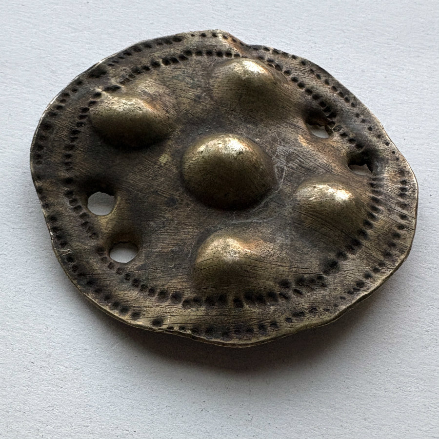 Ethiopian Antique Brass Medallion 
