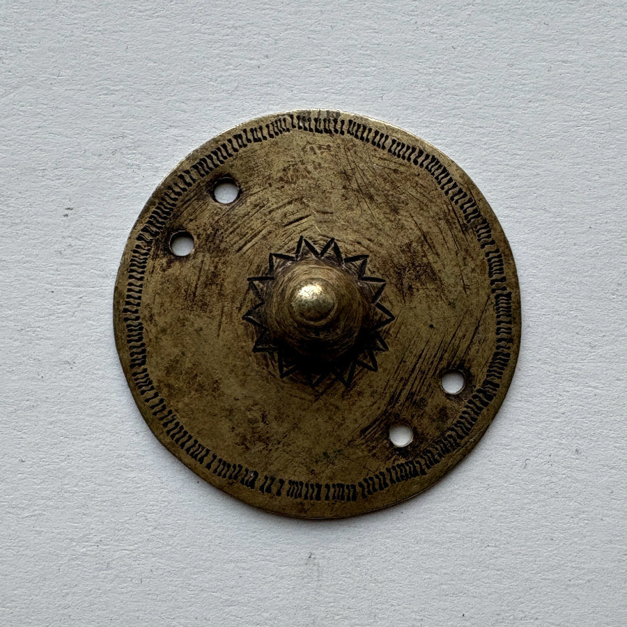 Ethiopian Antique Brass Medallion 