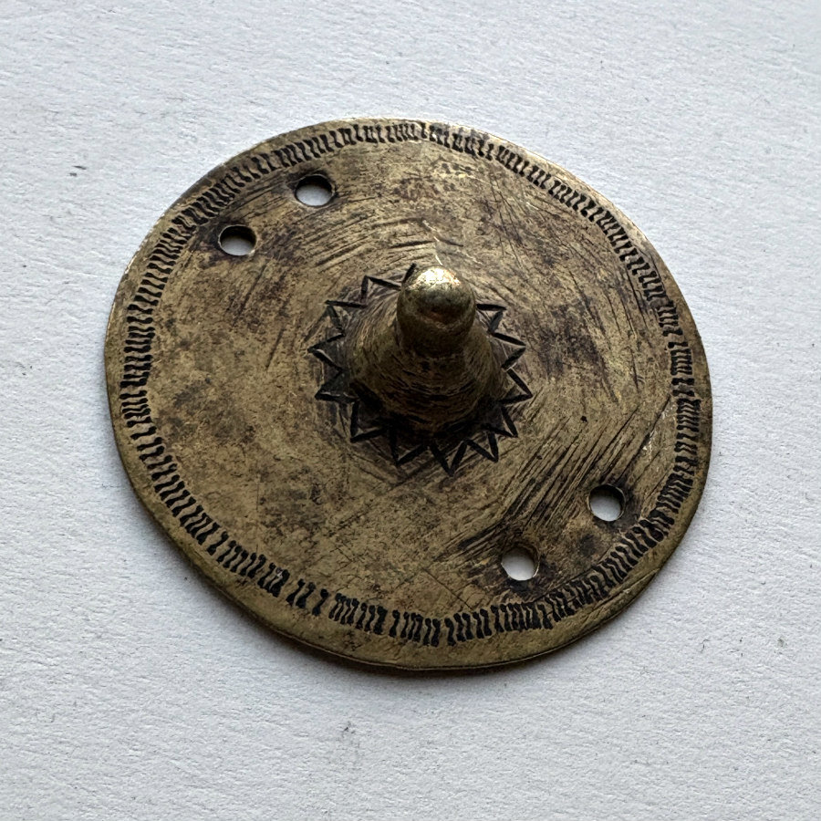 Ethiopian Antique Brass Medallion 