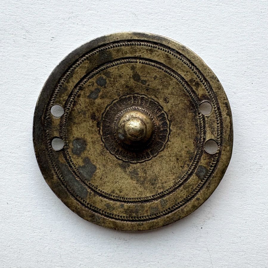 Ethiopian Antique Brass Medallion 