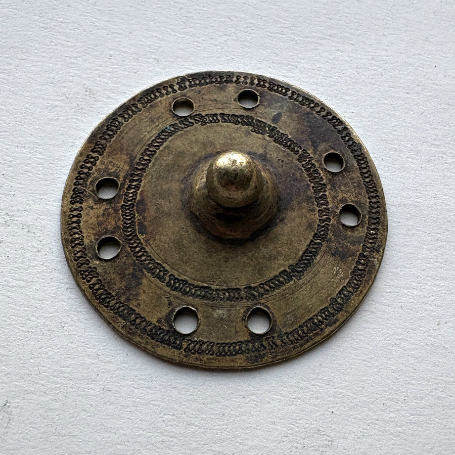 Ethiopian Antique Brass Medallion 