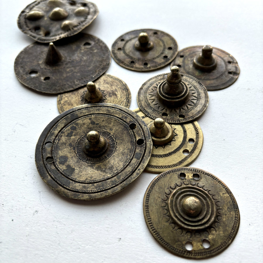 Ethiopian Antique Brass Medallion 