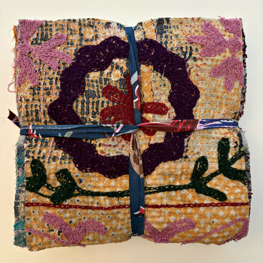 Hand Stitched & Embroidered Kantha Bundle