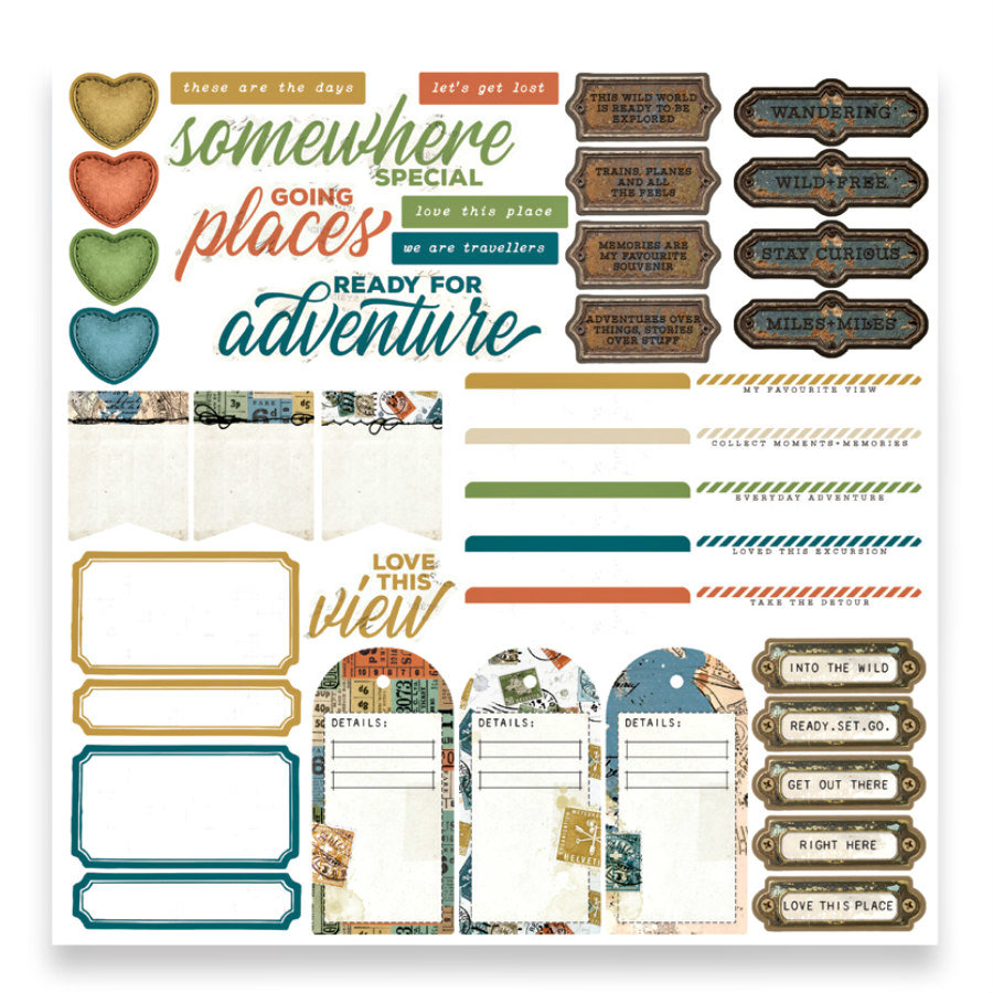 Katie Pertiet Ephemera Pack: Been There