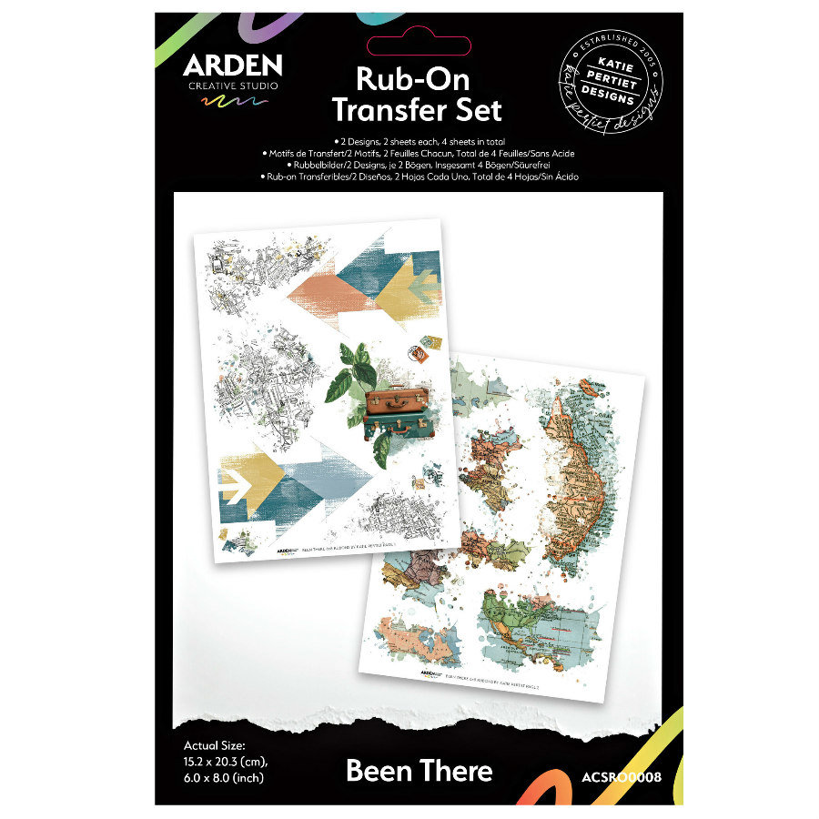 Katie Pertiet Rub-On Transfers: Been There