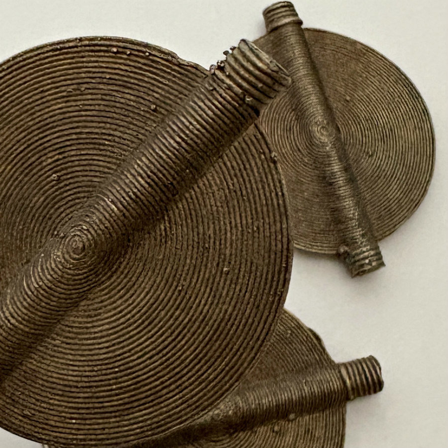 African Brass Baule Beads