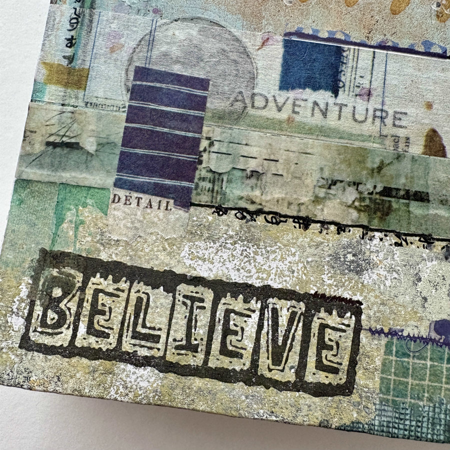 Seth Apter Believe: Original Mixed Media Art