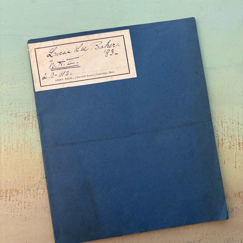 1880-1883 Harvard Blue Book: N.H. II #1