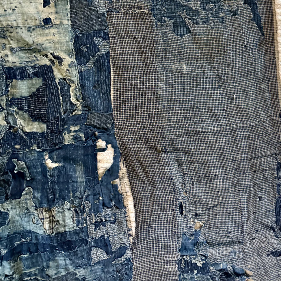 Antique Japanese Boro Textile Fragment 1