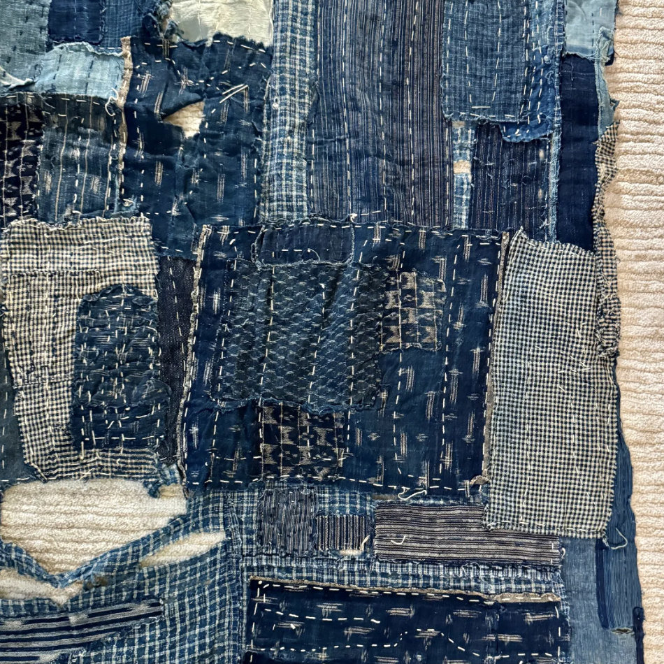 Antique Japanese Boro Textile Fragment 2