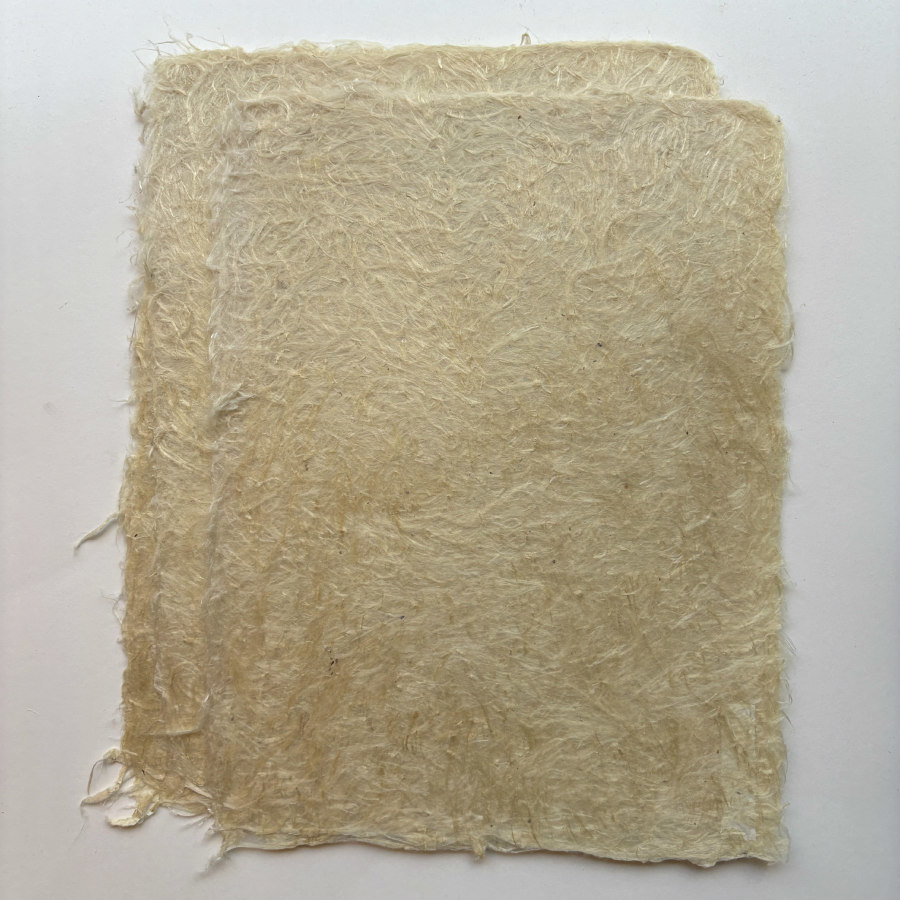RESTOCKED: Natural Handmade Paper: Milkweed Fluff
