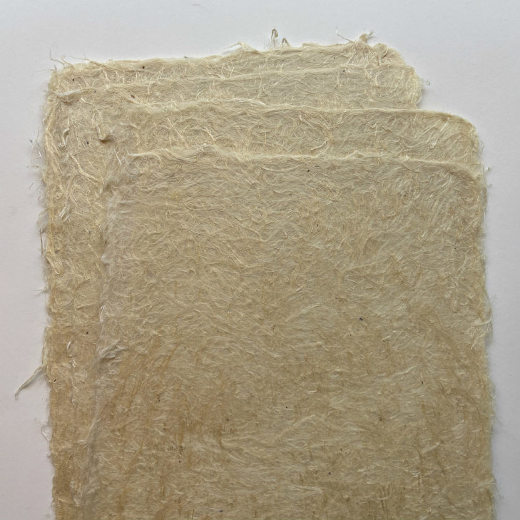 RESTOCKED: Natural Handmade Paper: Milkweed Fluff