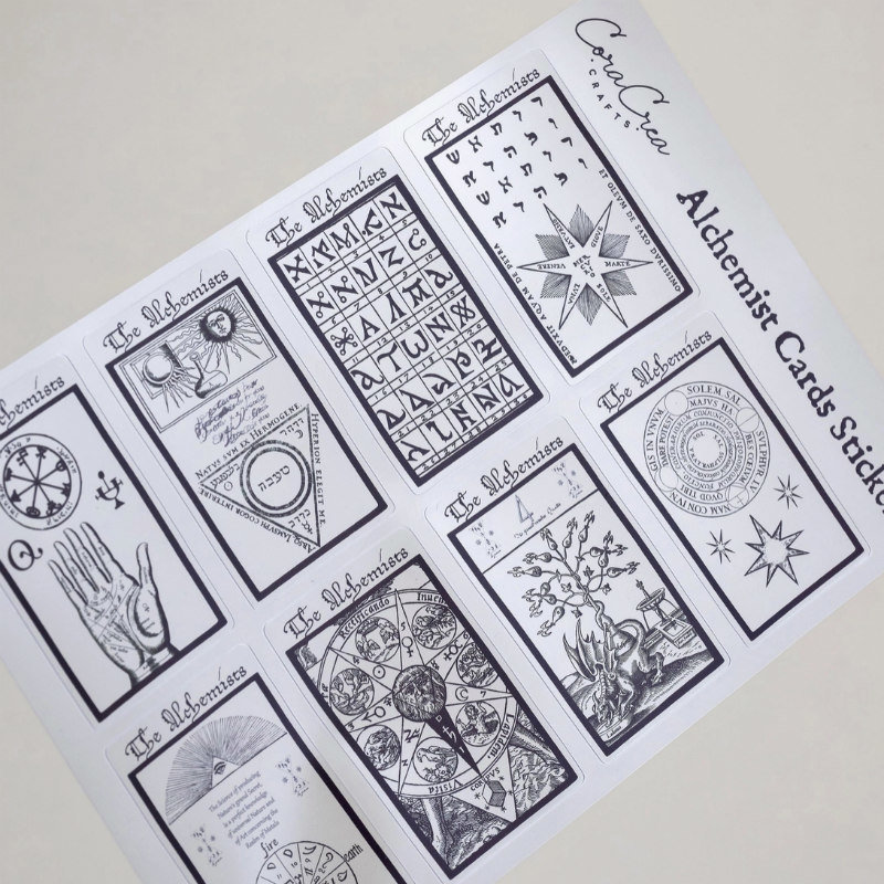 SOLD: CoraCreaCrafts Alchemist Cards Stickers