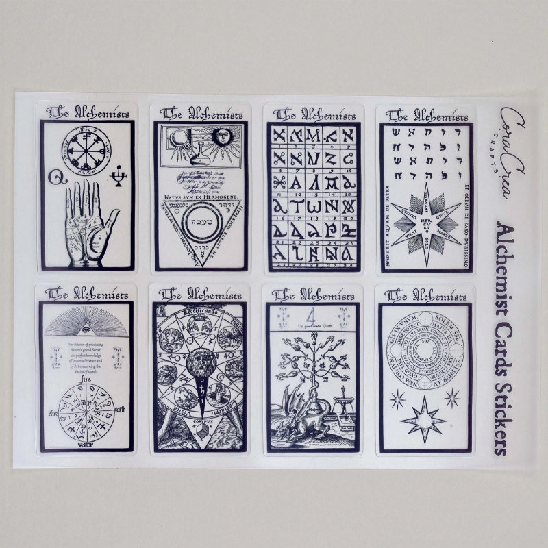 SOLD: CoraCreaCrafts Alchemist Cards Stickers