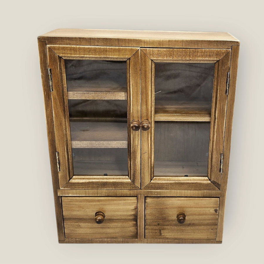 Desktop Wooden Storage Cabinet