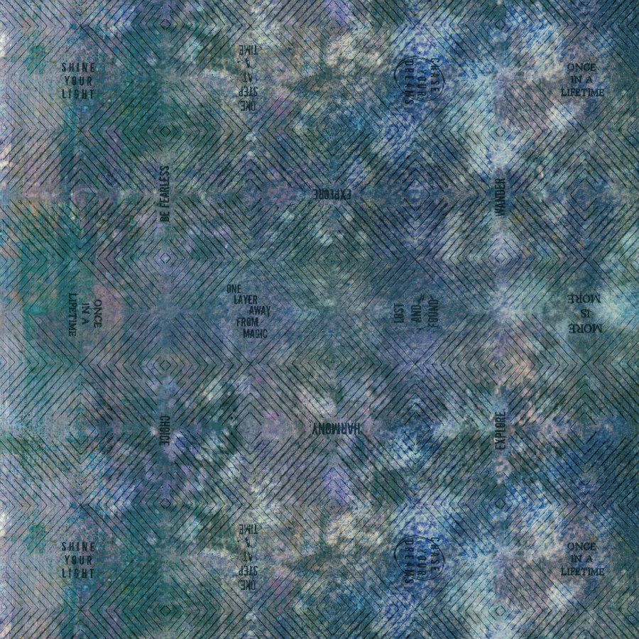 FreeSpirit One Layer Away Fabric ½ Yard+: Enchanted Ombre