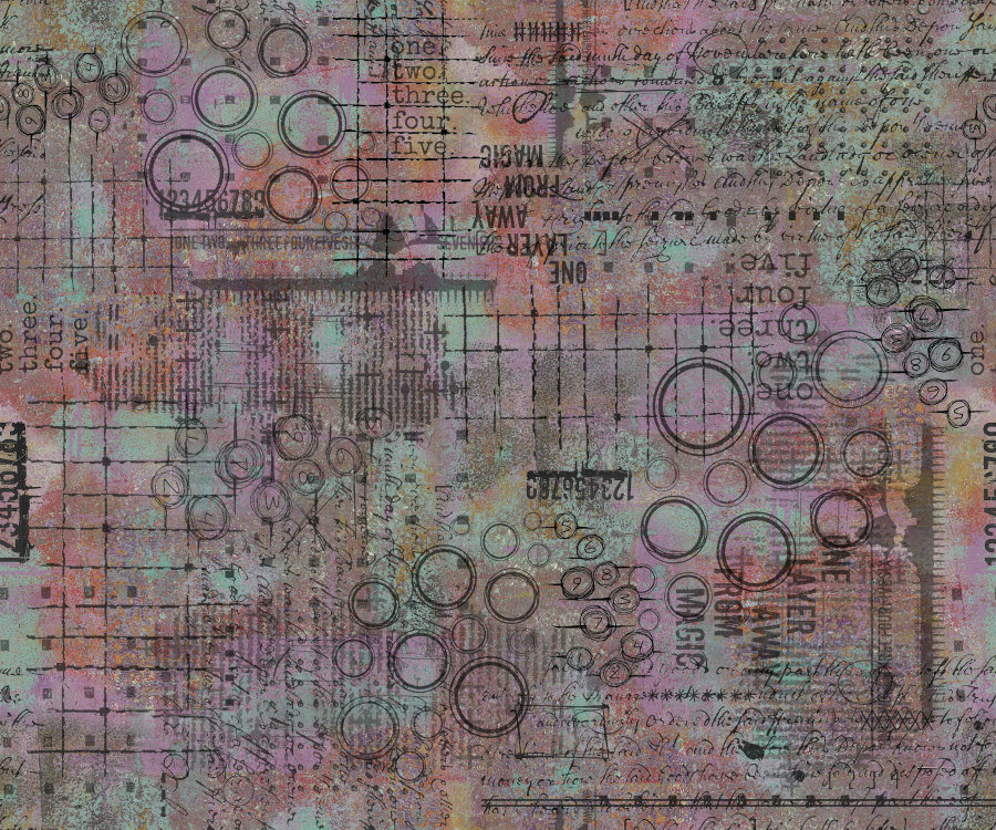 FreeSpirit One Layer Away Fabric ½ Yard+: Overlay