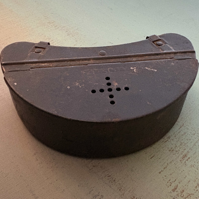 SOLD: Large Metal Fishing Box