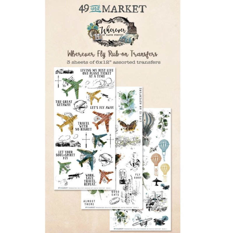 49 and Market Rub-On Set: Wherever Fly