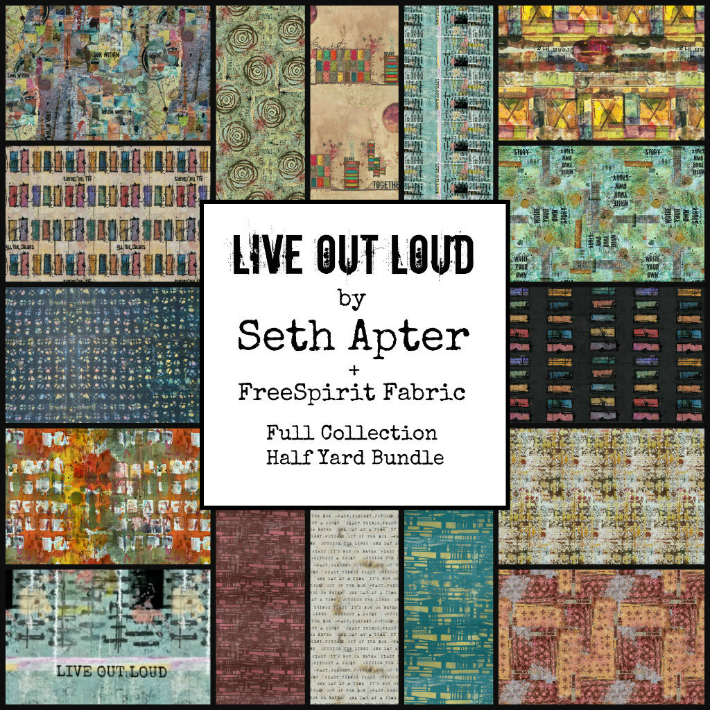 FreeSpirit Fabric Live Out Loud: Half Yard Bundle
