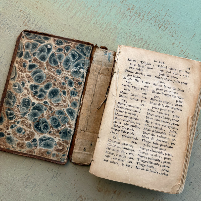 SOLD: Antique French-Latin Book