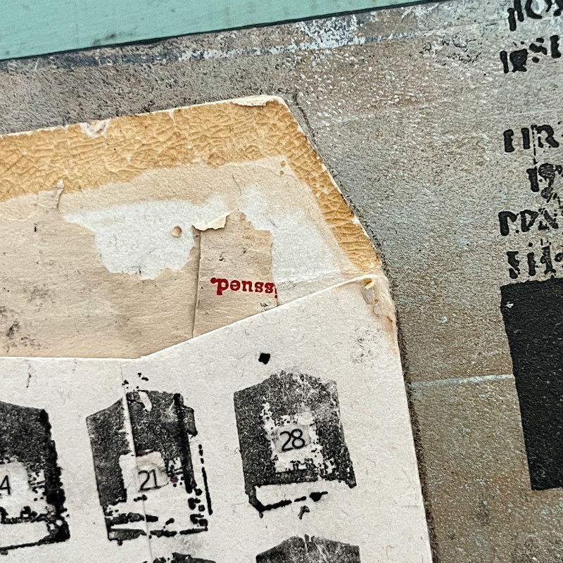 Inside Pocket: Original Mixed Media Art