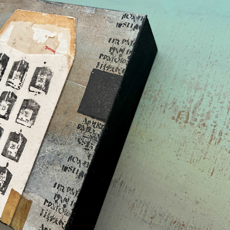Inside Pocket: Original Mixed Media Art