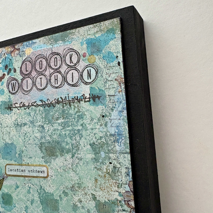 Seth Apter Look Within: Original Mixed Media Art