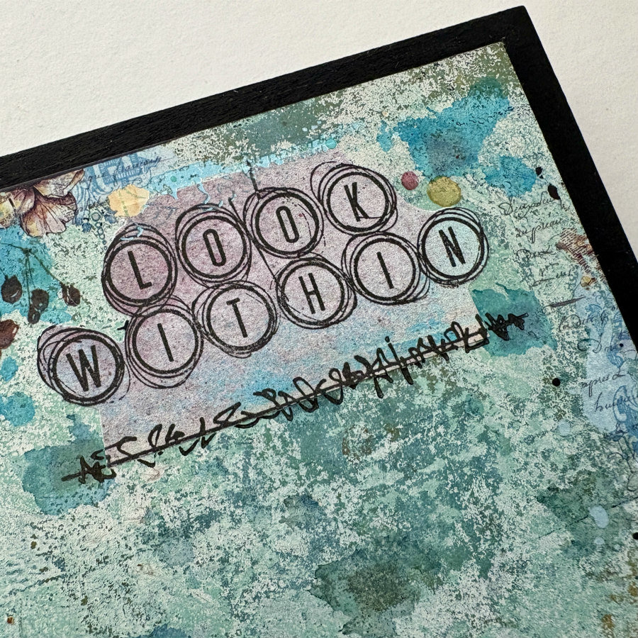 Seth Apter Look Within: Original Mixed Media Art